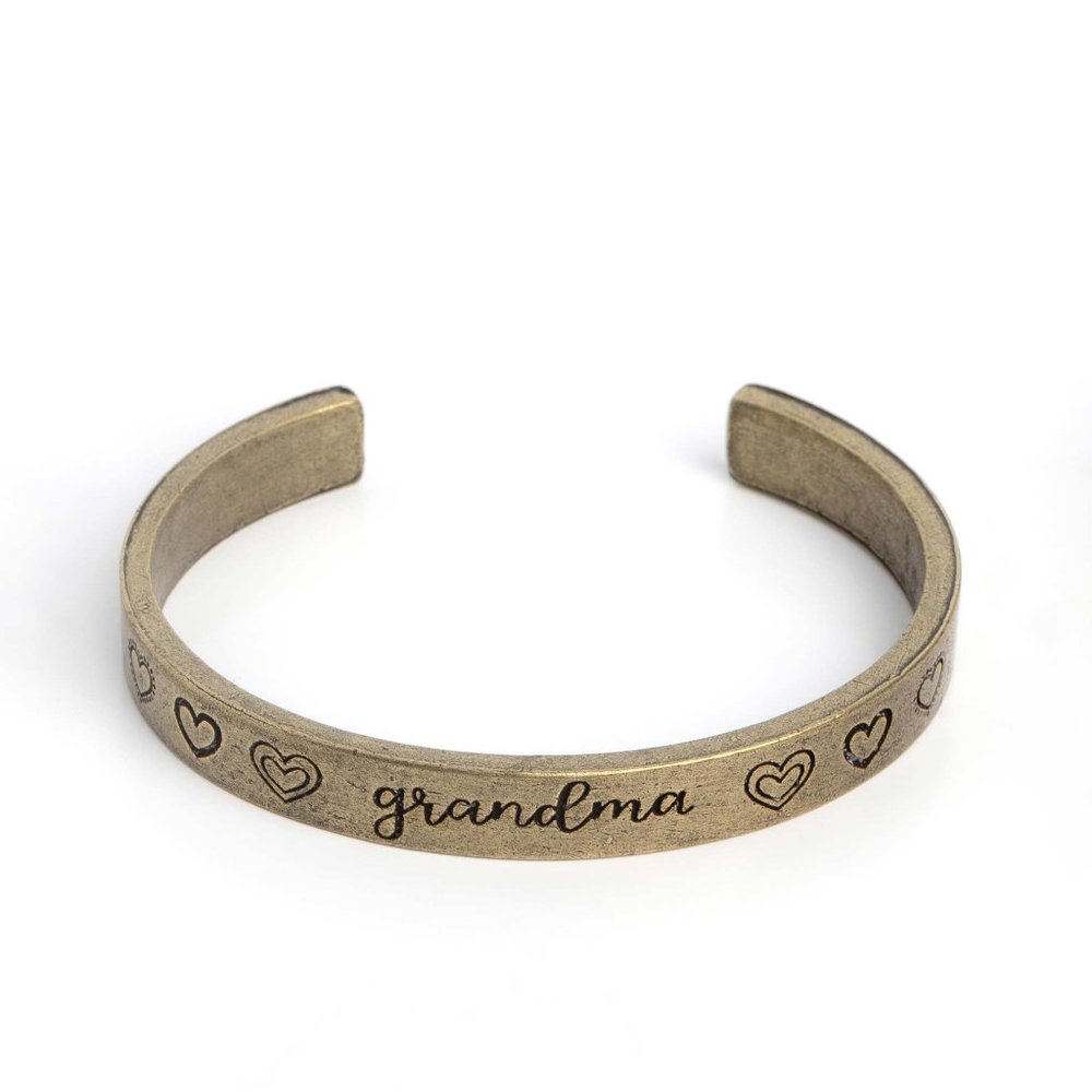 A Grandmothers Love - Brass Bracelet